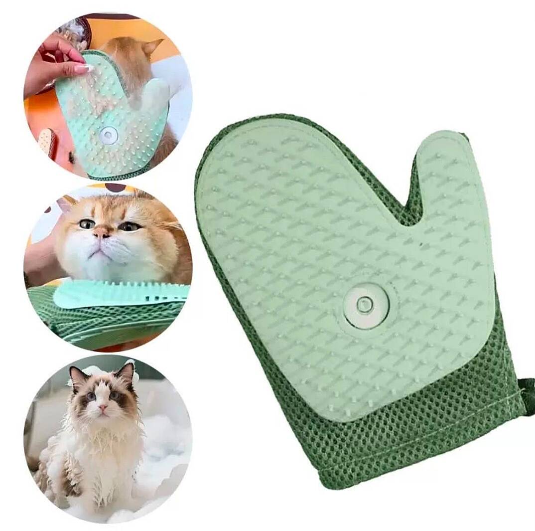 Buharlı Kedi Ve Köpek Tüy Temizleme Eldiveni - 3