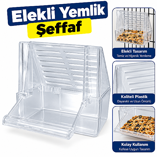 Elekli Yemlik Şeffaf 36 Adet