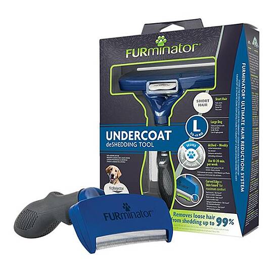Furminator Büyük Irk Kısa Tüylü Köpek Tarağı [L]
