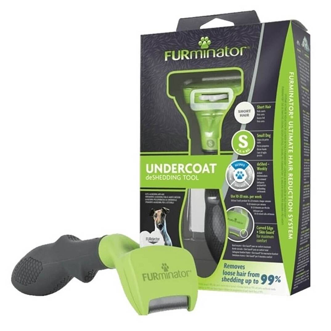 Furminator Kısa Tüylü Küçük Irk Köpek Tarağı SMALL - 1