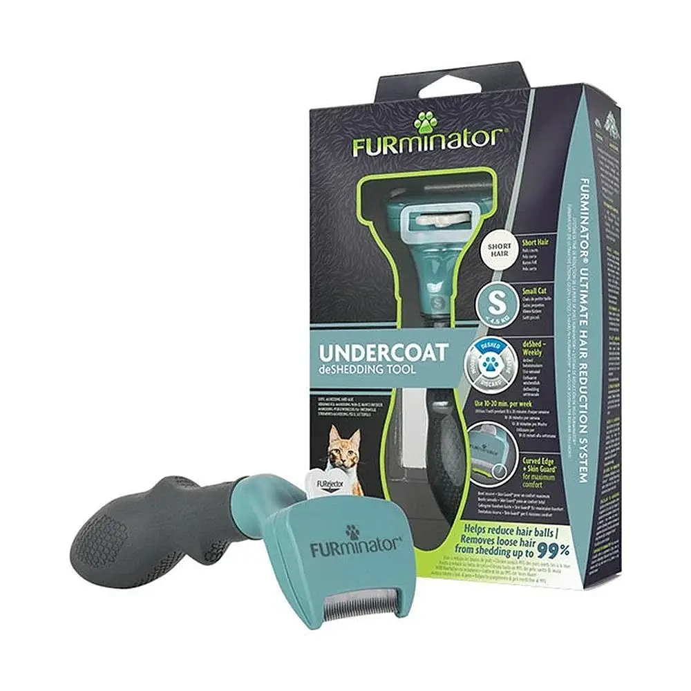 Furminator Short Hair Kısa Tüylü Kedi Tarağı Small - 1