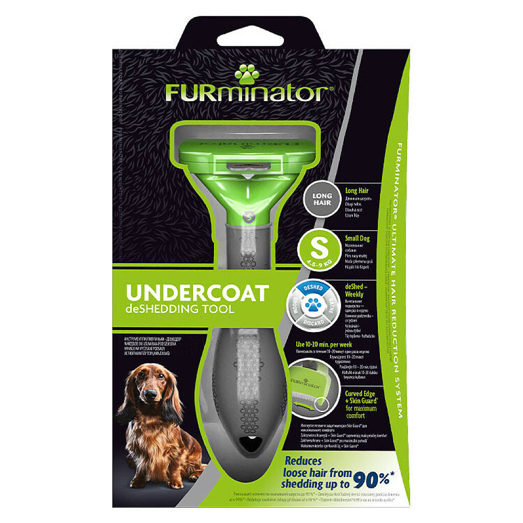 Furminator Uzun Tüylü Küçük Irk Köpek Tarağı SMALL - 1