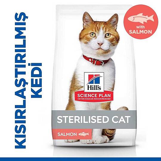 Hill's Somon Kısırlaştırılmış Kedi Maması 3 KG