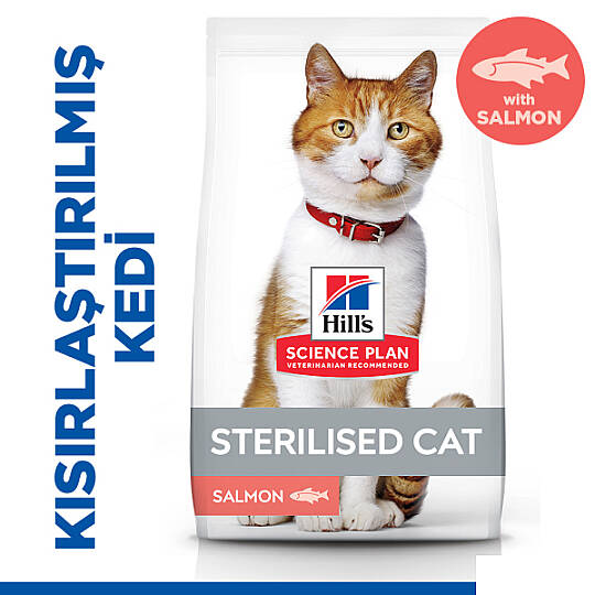 Hill's Somonlu Kısırlaştırılmış Kedi Maması 1,5 KG