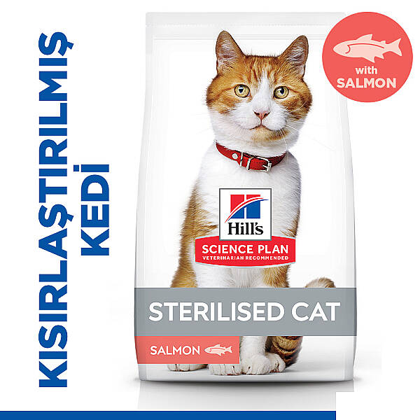 Hill's Somonlu Kısırlaştırılmış Kedi Maması 1,5 KG - 1