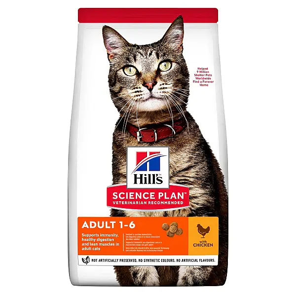 Hills Tavuklu Yetişkin Kedi Maması 10 KG - 1