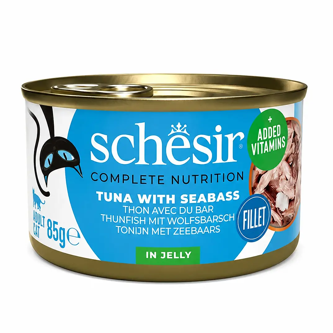 Jelly Ton Balığı ve Levrek Jöle İçinde Yetişkin Kedi Konservesi 85 GR - 1