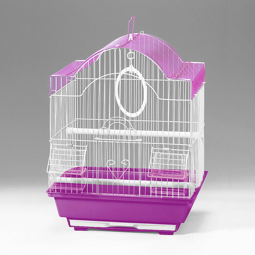 Kafes Kemer Çatılı Renkli 30x23x39 CM - 4