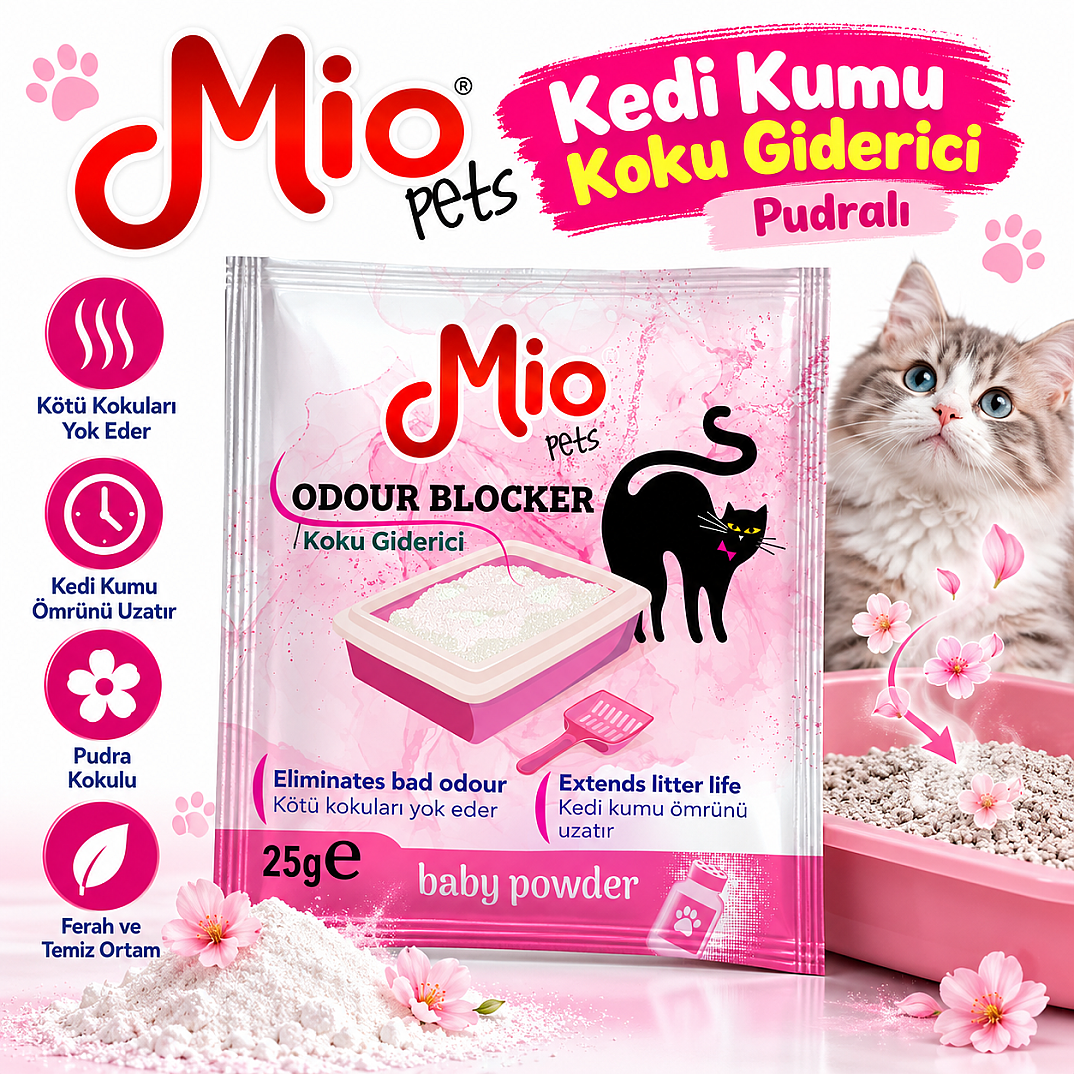 Kedi Kumu Koku Giderici Pudralı 15 Adet - 1