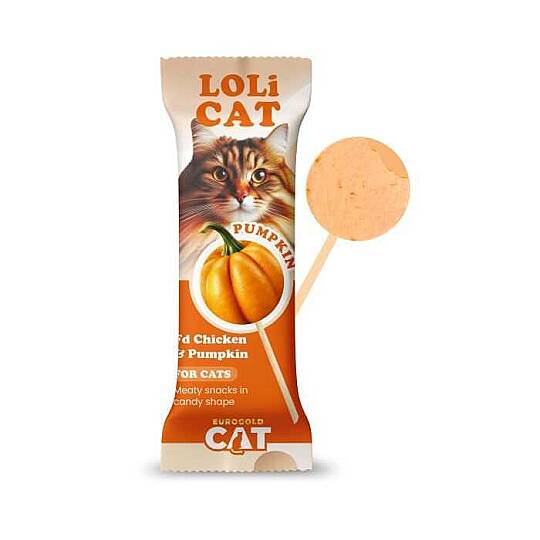 Lolipop Tavuk ve Balkabaklı Kedi Ödül Maması 1.5 GR
