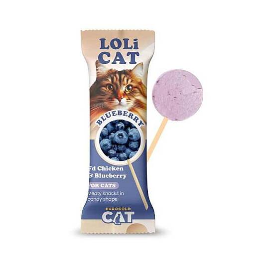 Lolipop Tavuk ve Yaban Mersinli Kedi Ödül Maması 1.5 GR