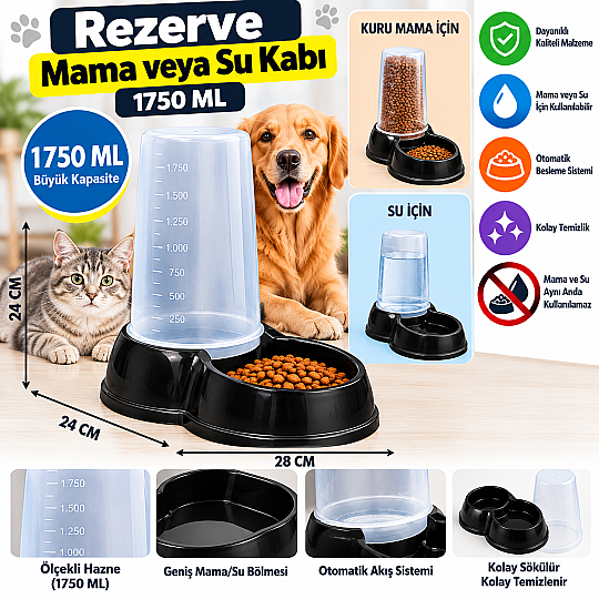 Rezerve Mama Ve Su Kabı 1750 ML