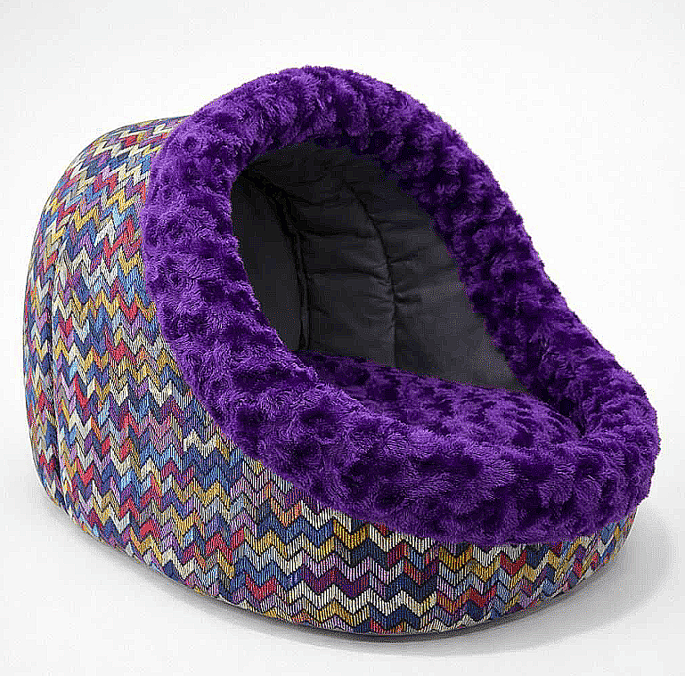 Special Peluş Yuva Mor Yatak - 1