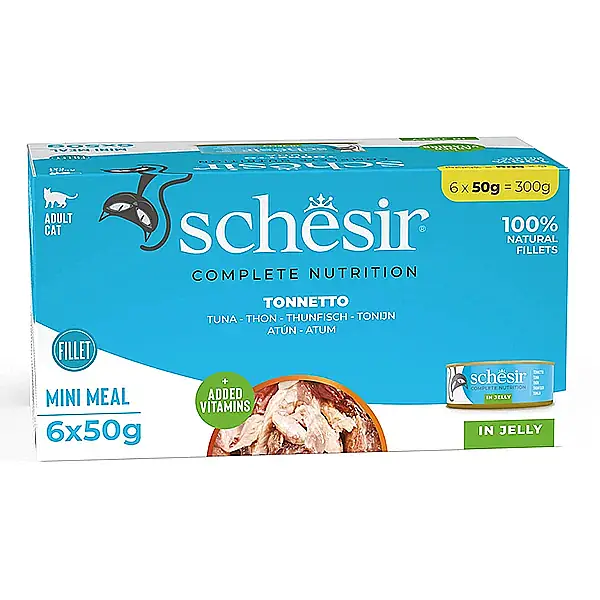 Tam ve Dengeli Ton Balıklı Jöle İçinde Kedi Konservesi Multipack 6x50 GR - 1