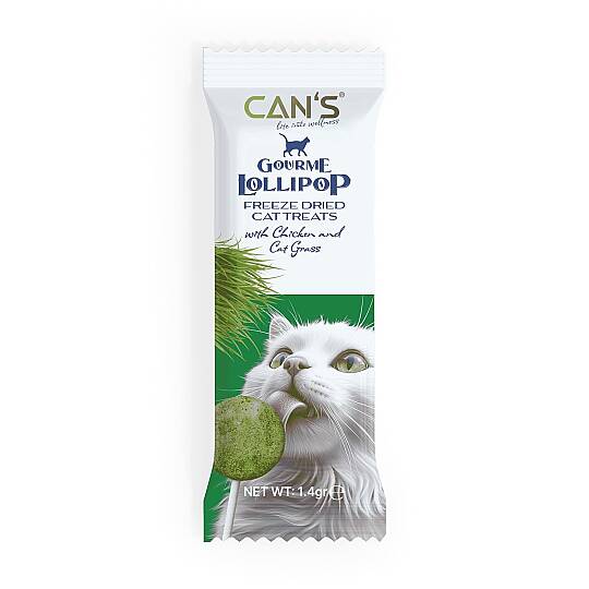 Tavuklu ve Kedi Çimli Kedi Ödül Lolipop 15 Adet