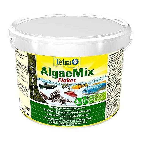 Tetra Algae Mix Flake Pul Balık Yemi Kova 10 LT - 1
