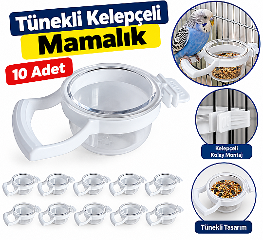 Tünekli Kelepçeli Mamalık 10 Adet