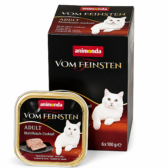 Vom Feinsten Karışık Etli Pate Kedi Konservesi 6 X 100 GR